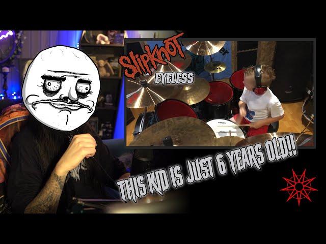 Black Metal Drummer Reacts: | CALEB H | Slipknot-Eyeless