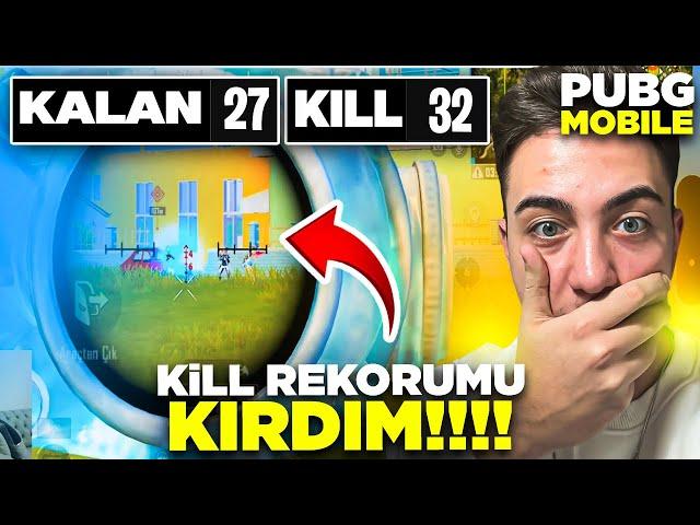 KİL REKORUMU KIRDIM!  50 KİL GELDİ Mİ ?? -PUBG MOBİLE