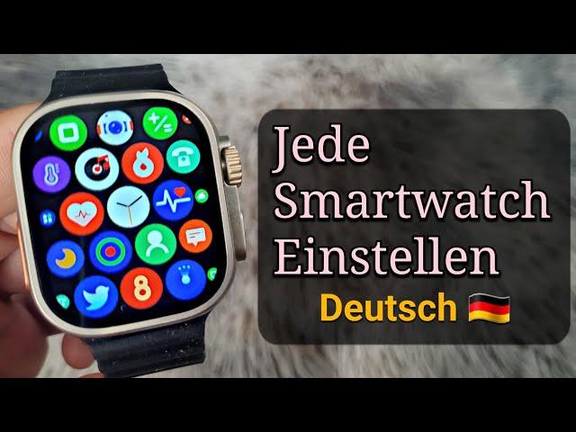 Smart Uhr Einstellen (Deutsch) | Jede Chinesische Smartwatch Verbinden