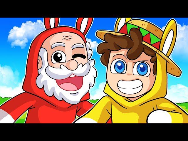 ¡Nos CONVERTIMOS en CONEJOS!  SILVIOGAMER en SUPER BUNNY MAN