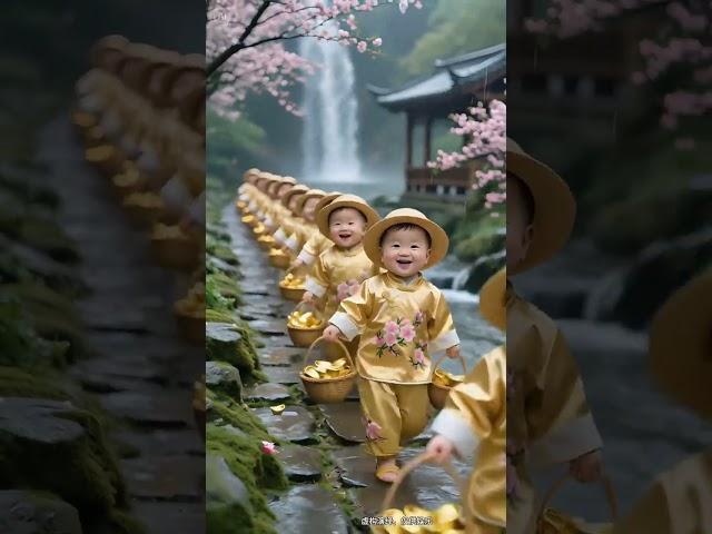 #送福送财送好运 #人见人爱的萌宝
