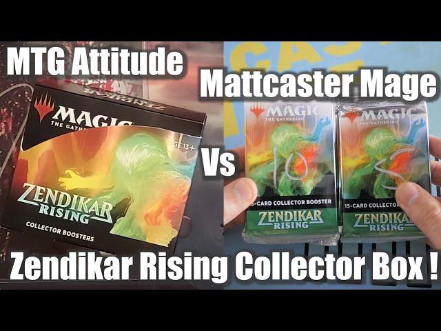 Zendikar Rising Collector Booster Box Opening! MTG Attitude vs Mattcaster Mage! So Many Expeditions!