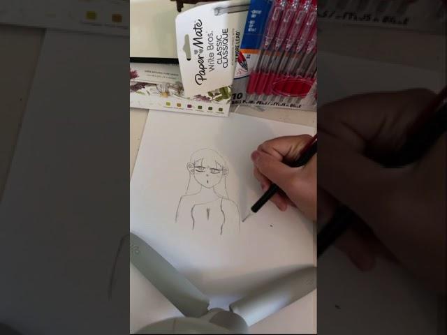 drawing a random person(ruby) #fypage #art #drawing
