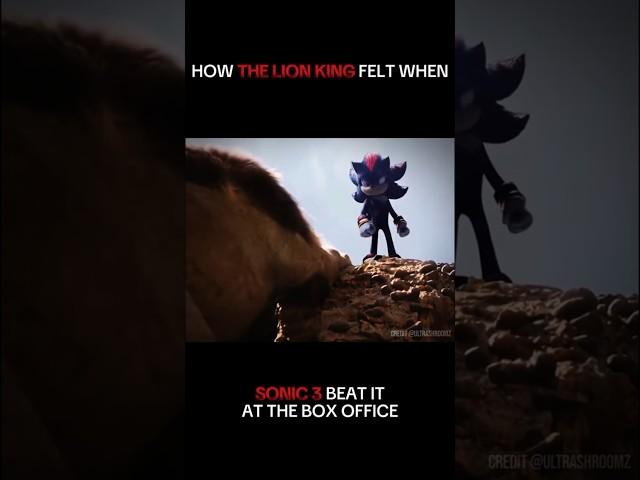 Sonic 3 vs Mufasa #MovieShadow @ultrashroomz