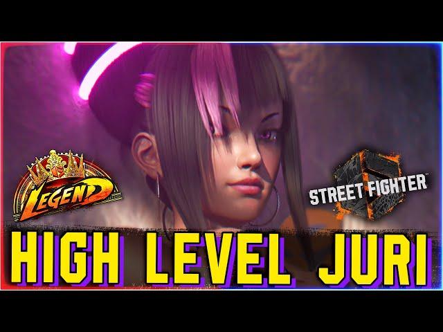 Nashi - #1 Ranked Juri Showdown! Street Fighter 6 High Level Gameplay