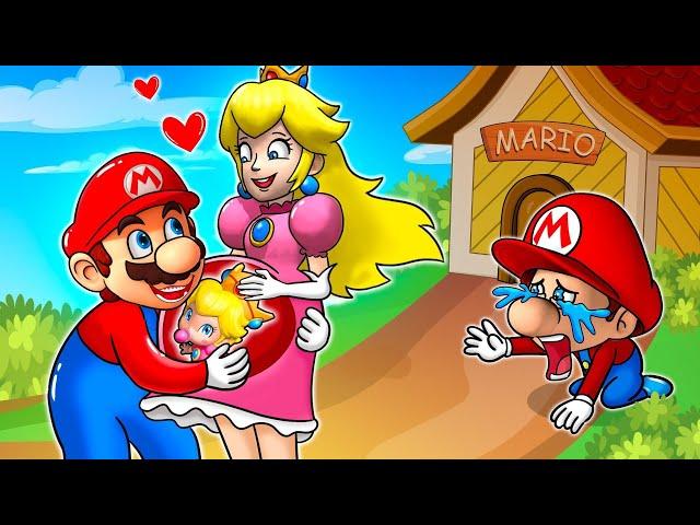 Poor Baby Mario...Parents, Please Don't Leave Me! - Sad Story - Super Mario Bros Animation