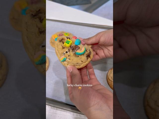 lucky charm cookies #baking #cookies #fyp #viral #recipe