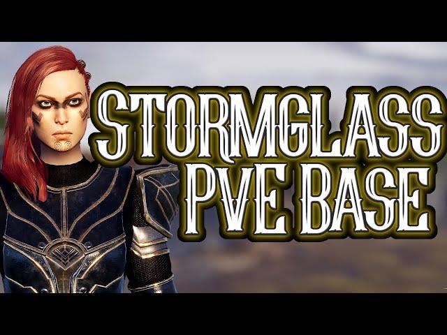 STORMGLASS PvE BASE! - Conan Exiles Build Guide (Siptah)