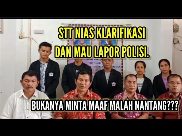 TERBARU STT NIAS BIKIN KLARIFIKASI