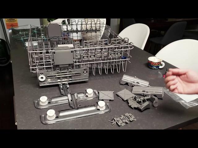 How To Install Whirlpool W10712395 Dishwasher Upper Rail Rack Kit (AP5957560 W10350375 W10250159)