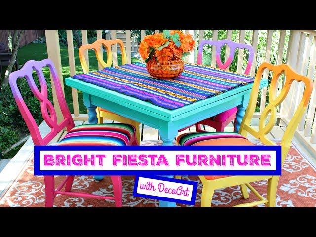 HOW TO: Bright Fiesta Furniture | DecoArt®