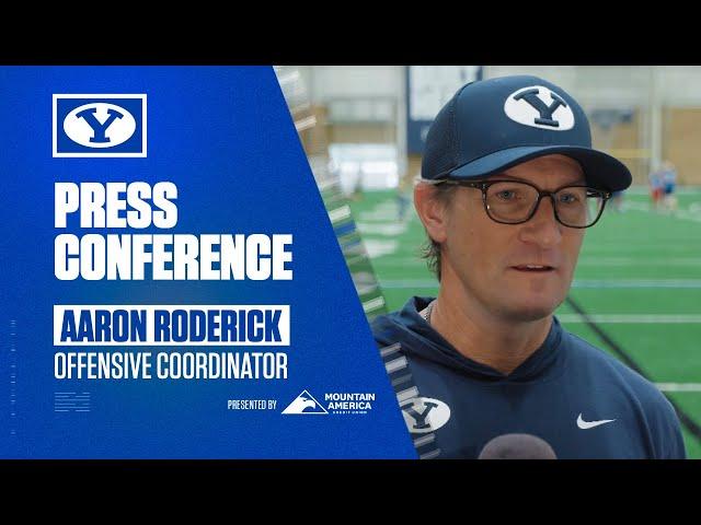 Aaron Roderick | Media Availability | Fall Camp | August 12, 2024