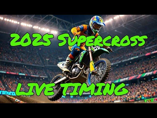 Practice/Qualifying 2025 Supercross Indianapolis LIVE TIMING