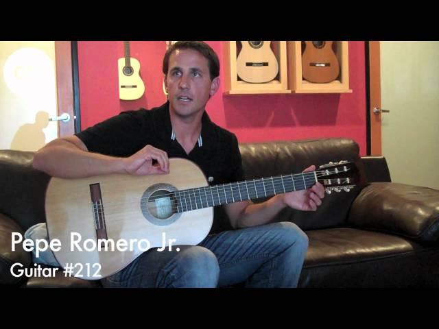 Pepe Romero Jr., Guitar # 212 - Classical Guitar at Guitar Salon International