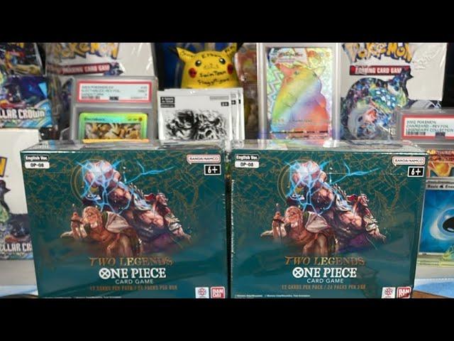 Pokémon LIVE SHOP - Opening Stellar Crown, One Piece OP-09 Four Emperors & OP-08, Vintage Pokémon