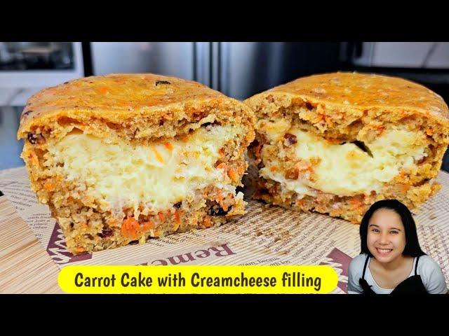 Ito ang mangyayari kapag naglagay ka ng Cream Cheese na palaman sa Carrot cake!