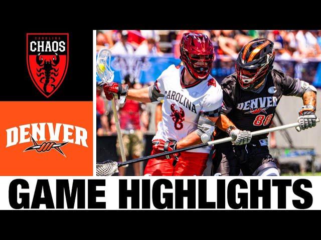 Carolina Chaos vs Denver Outlaws Highlights | 2024 Premier Lacrosse League