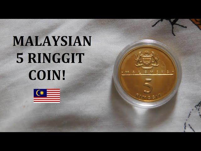 Malaysian 5 Ringgit Proof Commemorative Coin!