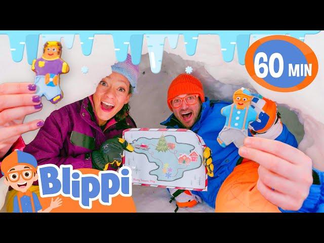 Blippi and Meekah's Very Merry Treasure Hunt - Blippi | Educational Videos for Kids