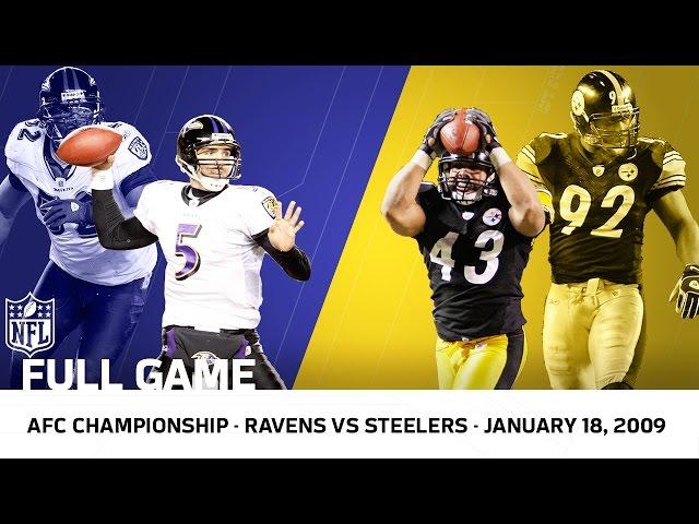 2008 AFC Championship: Polamalu Delivers for the Steelers | Ravens vs. Steelers | NFL Full Game