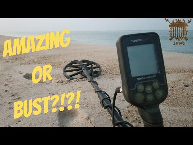 Nokta Makro Simplex+ Beach Test and Review