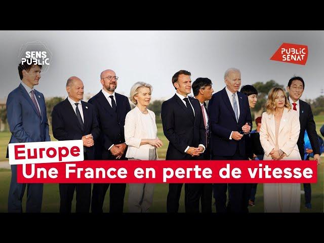 Europe : Une France en perte de vitesse