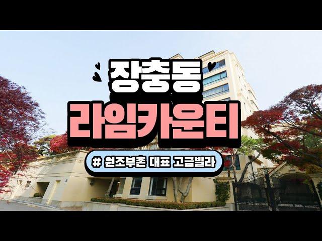 고급주택의 정석 장충동 라임카운티 살펴보기!