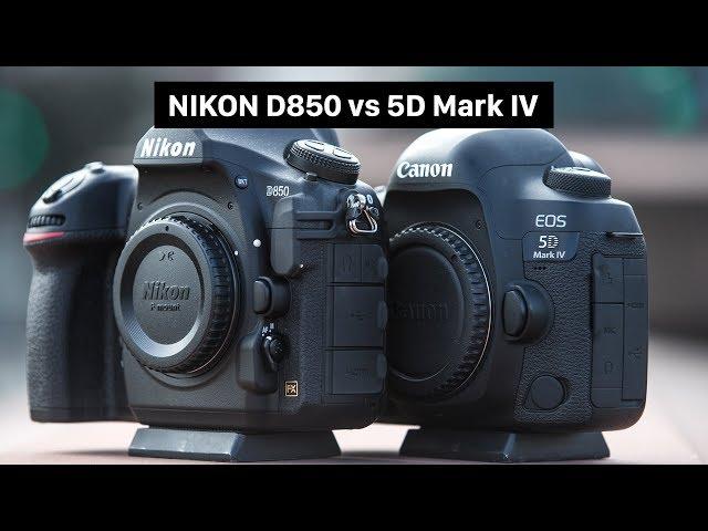 Nikon D850 vs Canon EOS 5D Mark IV | BESTE VOLLFORMATKAMERA | Deutsch