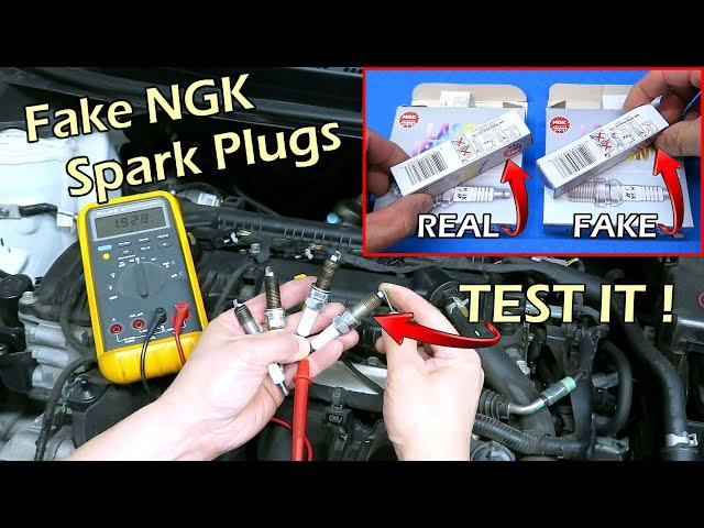 Fake NGK Iridium Spark Plugs | How To Test!!