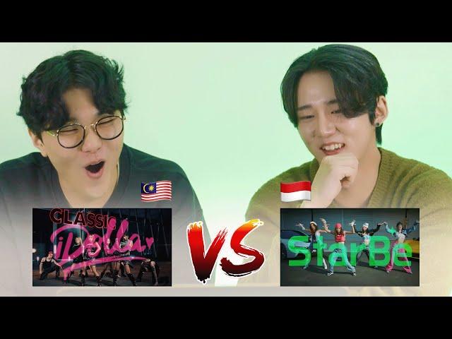 Korean boys pick best Non-Korean K-pop group | Dolla VS Starbe