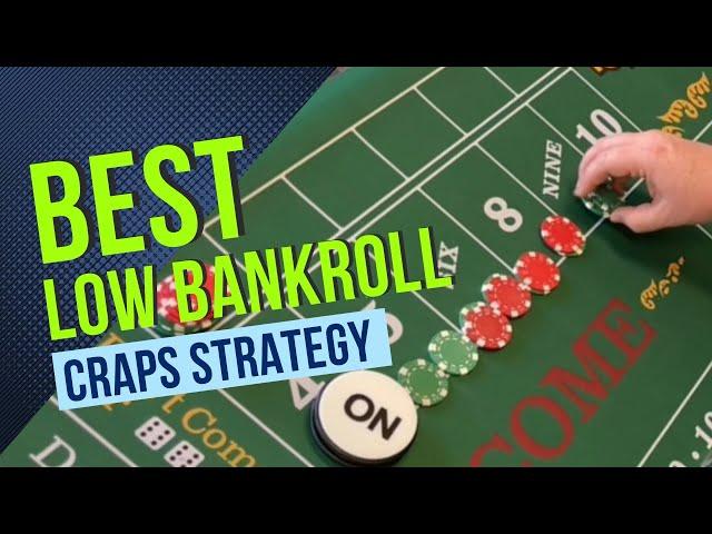 Easiest way to win at craps. Best small bankroll strategy. How to hit one time and win. #craps #how