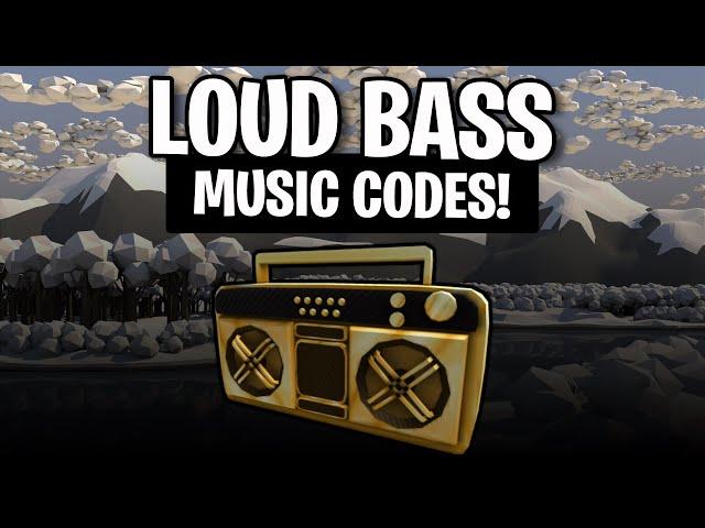LOUD BASS BOOSTED ROBLOX MUSIC CODES/IDS(s) (DECEMBER 2024) [WORKING]
