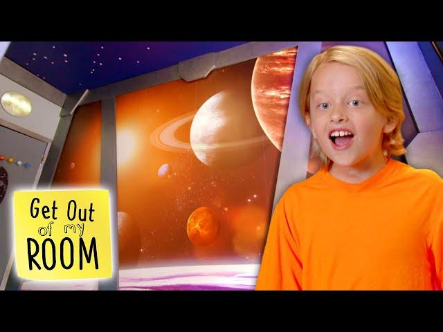 Boy Gets ROCKET SHIP Room Makeover | Get Out Of My Room | Universal Kids