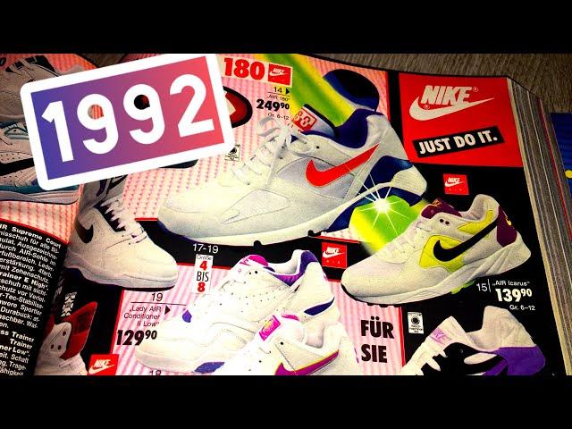 OTTO Katalog Zeitreise Vintage Nike 90er Jahre Sneaker Retro Mode