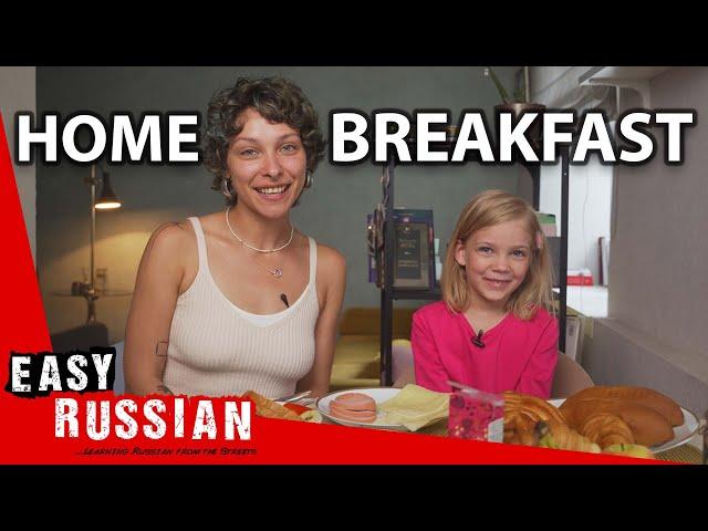 Having Breakfast in Slow Russian | Super Easy Russian 42