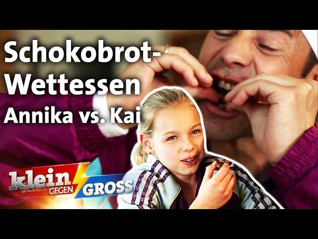 Kai fordert Annika zum Wettkampf heraus! | Klein gegen Groß