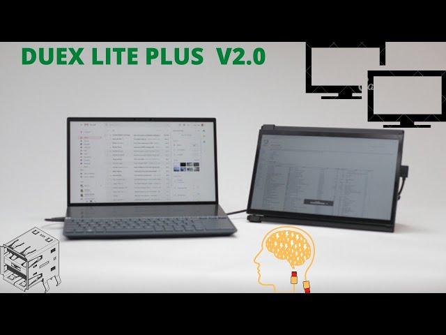 DUEX LITE PLUS V 2.0 A MONITOR SCREEN ADDER