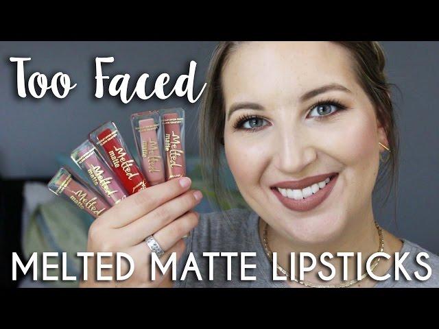 Too Faced Melted Matte Liquified Lipstick | Lip Swatch + Review