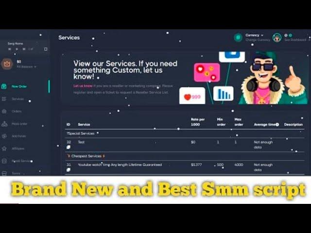 Brand new Smm panel script | Dream Smm panel script for free  | Smm scripts || Smm panel script