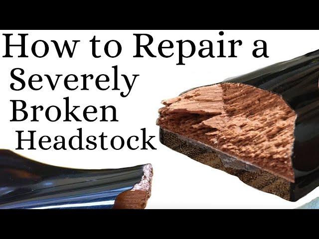 How to Repair a Broken Headstock   Beau Hannam Guitars and Ukuleles