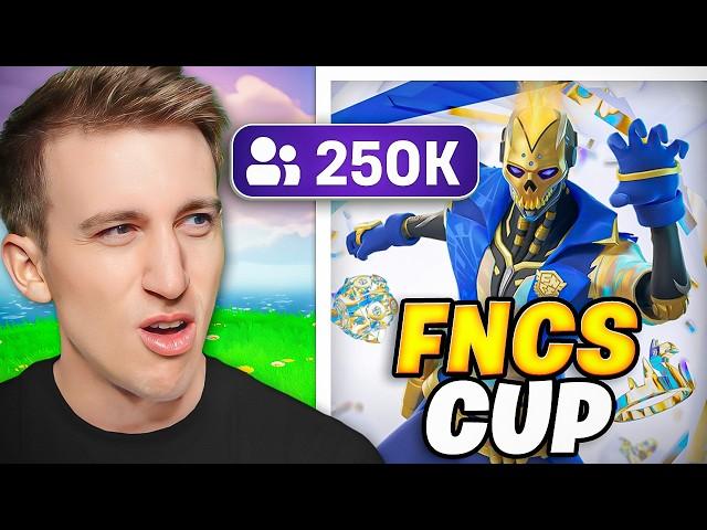 I Played in the Biggest FNCS Cup EVER (Then it Broke)