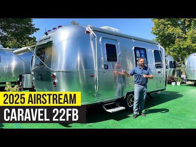 The LARGEST Single Axle Airstream | 2025 Caravel 22FB Travel Trailer