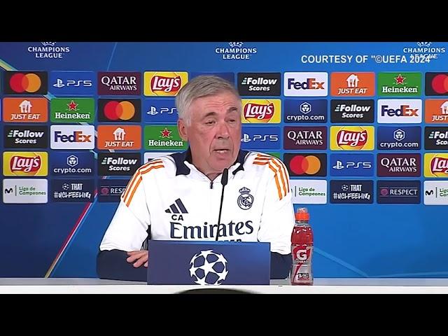 Real Madrid-Milan, Ancelotti: “Tristezza per Valencia, il calcio in secondo piano”