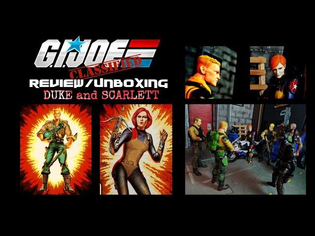 GI Joe Classified Duke and Scarlett Action Figure Review
