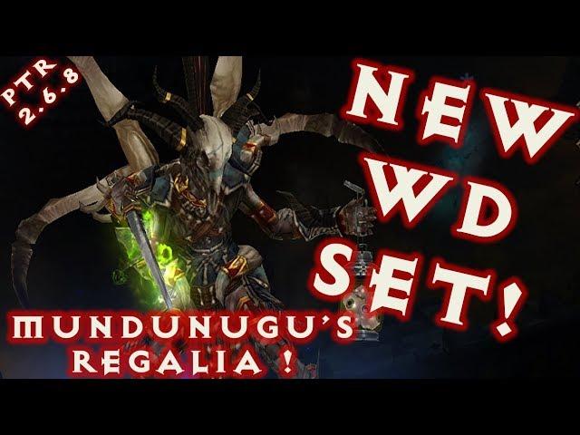 NEW Witch Doctor SET ! Mundunugu's Regalia PTR 2.6.8 Diablo 3