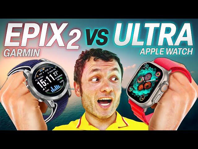 Apple Watch Ultra и Garmin Epix 2 лучшие смарт часы для спорта, обзор и полное сравнение #smartwatch