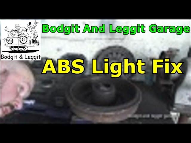 ABS light fix ford focus bodgit and leggit garage