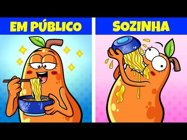 Meninas em Público VS. Sozinhas | Situações Divertidas para se Identificar e Micos, por Casal Pera