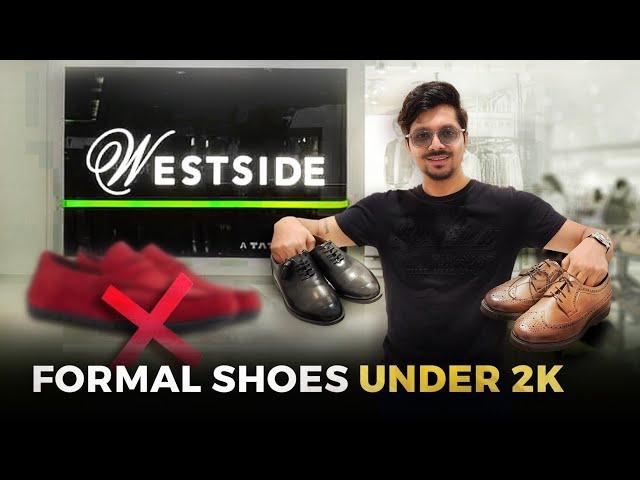 Best Formal Shoes For Men Under 2,000 At Westside | Office Shoes | Shoes Ki Shopping | Shopping Vlog