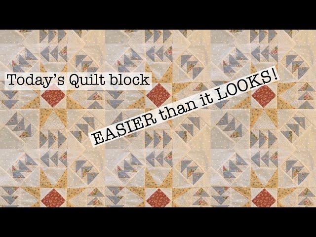 Making a difficult quilt block EASY! | dizzy geese | sew along with me